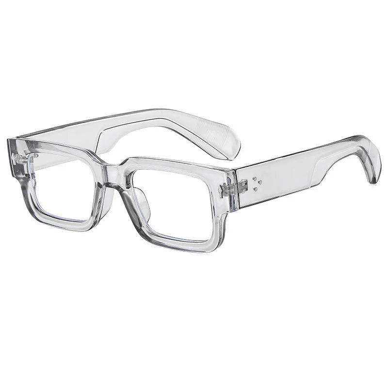 Dame moteriktig kvadratisk solbrille i iøynefallende skjoldpatt-design Luvikno