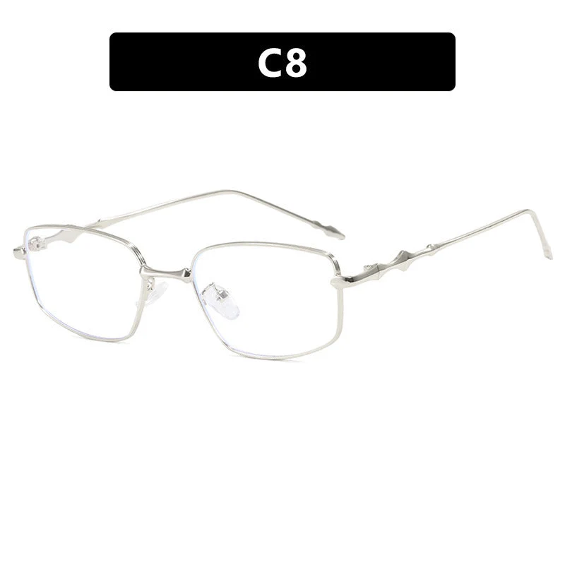 Dame moteriktig kvadratisk solbrille i unikt design Luvikno