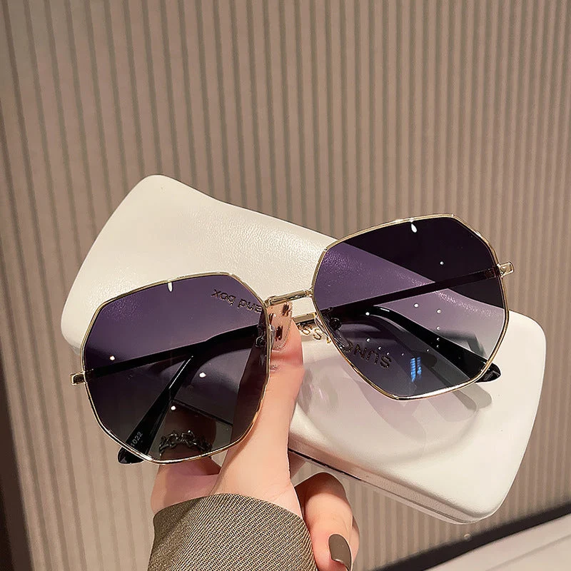 Dame moterik Åttkantet solbrille Luvikno