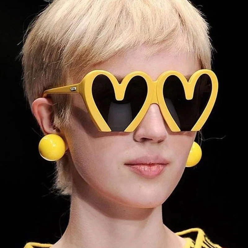 Dame hjerteformet solbrille Luvikno 1780928954