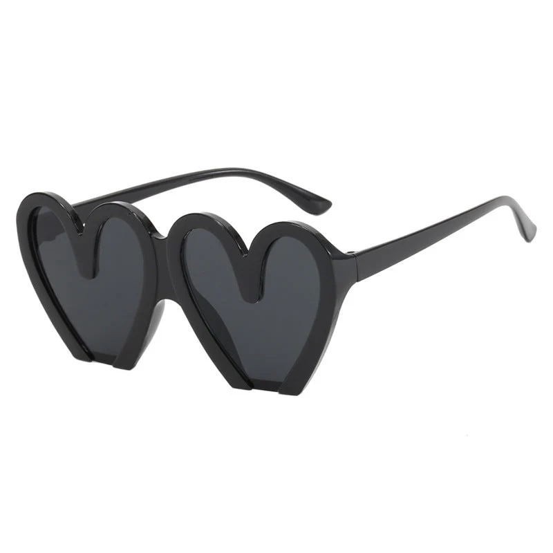 Dame hjerteformet solbrille Luvikno 1780928954