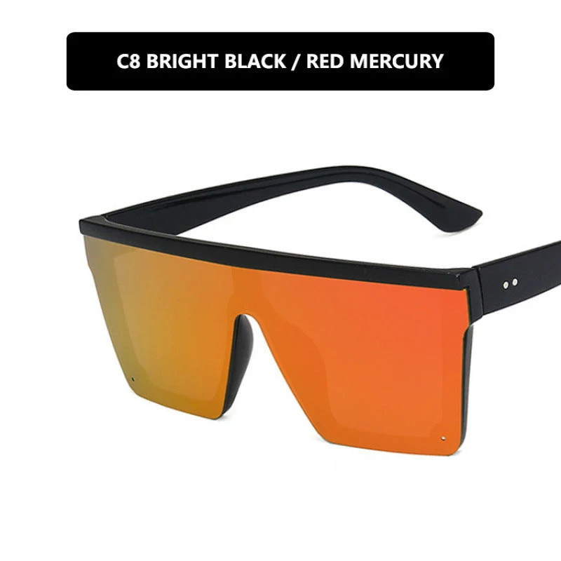 Dame moterettet Sport-solbrille i futuristisk design Luvikno
