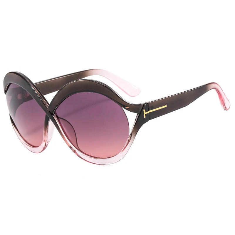 Dame ekstravagant formet solbrille Luvikno