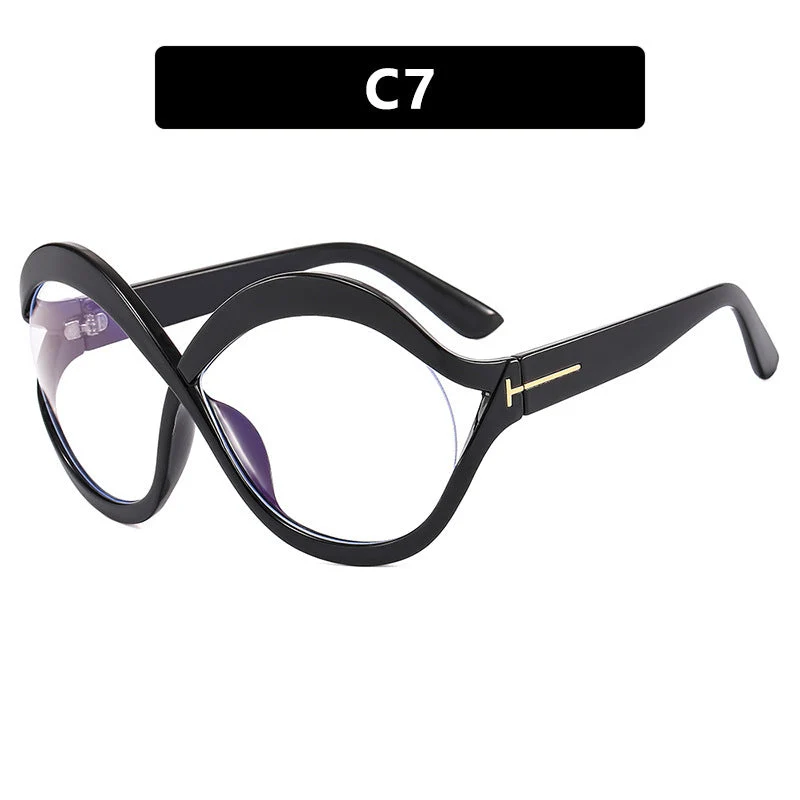 Dame ekstravagant formet solbrille Luvikno