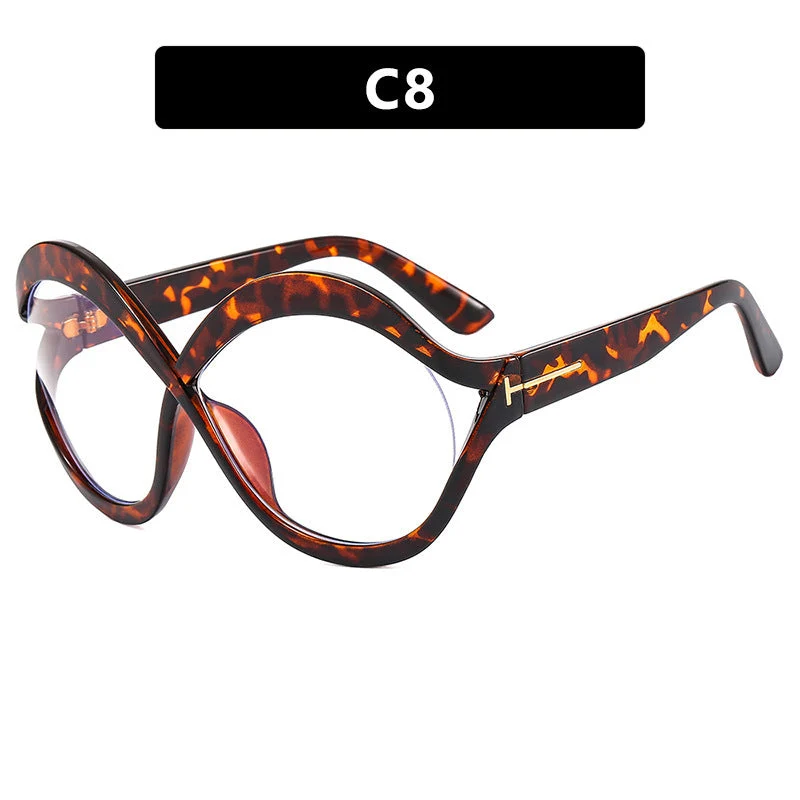 Dame ekstravagant formet solbrille Luvikno
