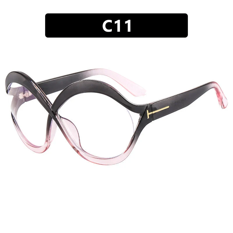 Dame ekstravagant formet solbrille Luvikno