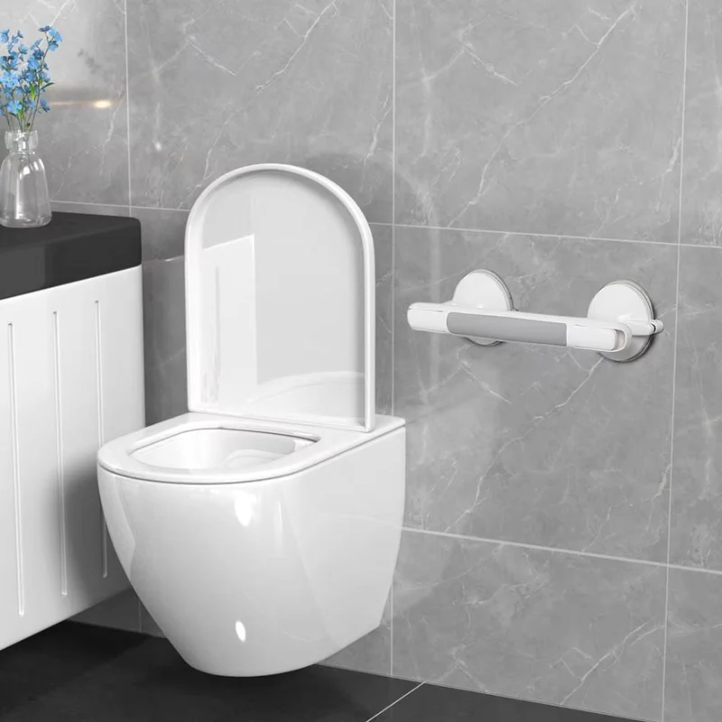 Haltegriff für Badewanne & Dusche – Saugnapf Sicherheitsgriff ohne Bohren für Bad, WC & Badezimmer