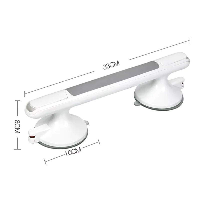 Haltegriff für Badewanne & Dusche – Saugnapf Sicherheitsgriff ohne Bohren für Bad, WC & Badezimmer