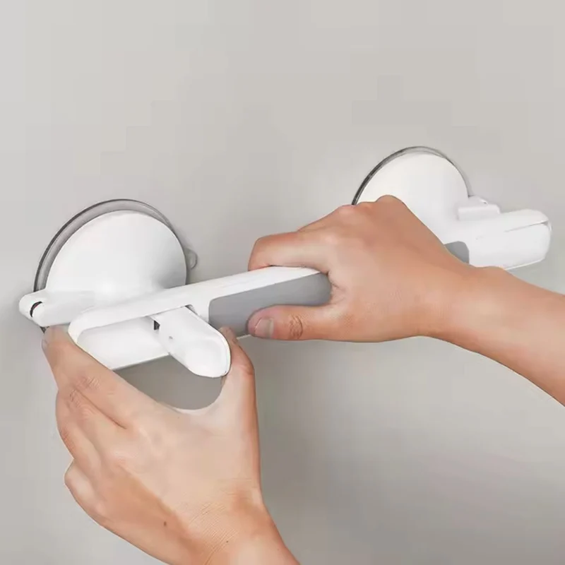 Haltegriff für Badewanne & Dusche – Saugnapf Sicherheitsgriff ohne Bohren für Bad, WC & Badezimmer