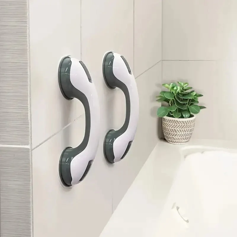 Sicherer Haltegriff für Bad & Dusche – Rutschfester Saugnapf Griff für Badewanne, Dusche & WC