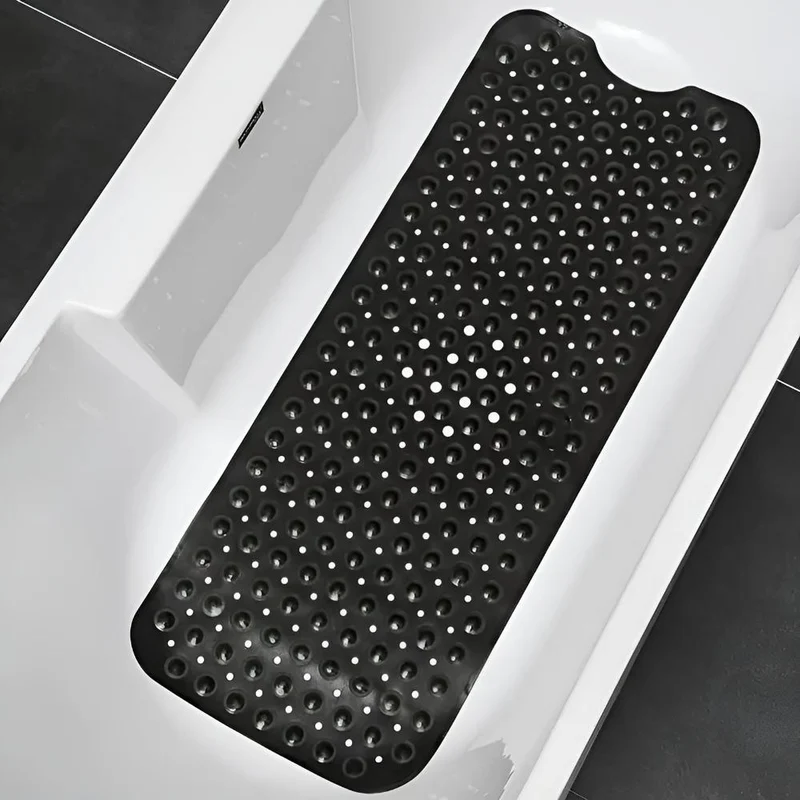 Badewannenmatte Rutschfest – Anti-Rutsch Badematte mit Saugnäpfen für Badewanne & Dusche