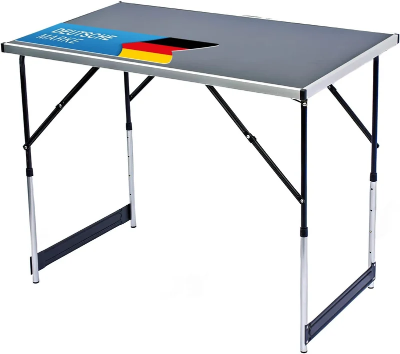 Multifunktionstisch 100x60cm höhenverstellbar – Stabiler Klapptisch
