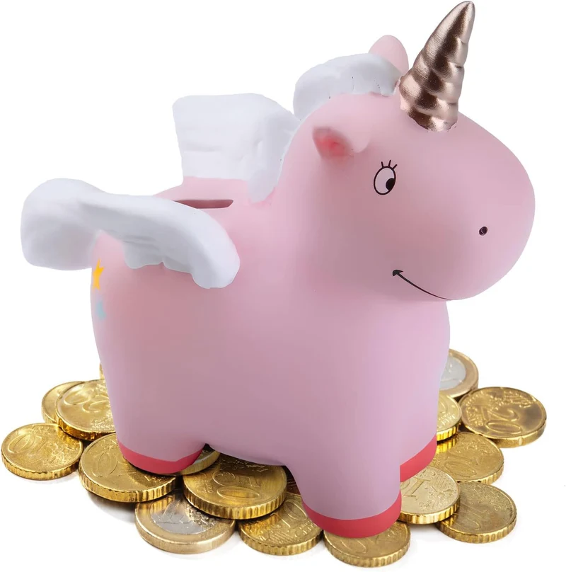 Keramik-Sparschwein zum Beschriften - Spardose mit Kreide
