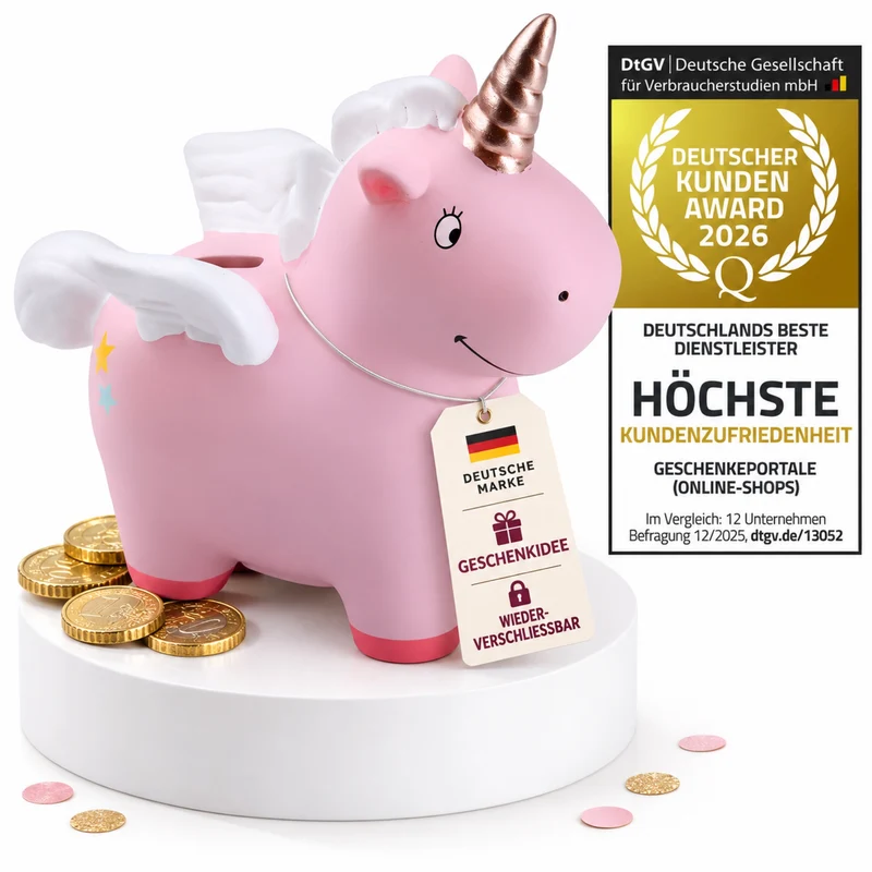 Keramik-Sparschwein zum Beschriften - Spardose mit Kreide