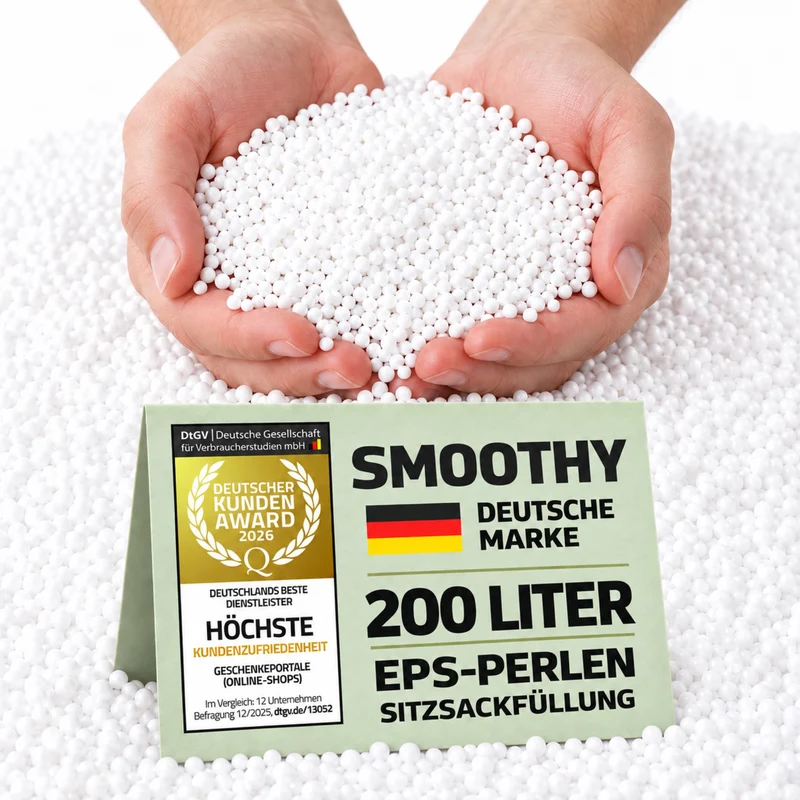 Premium EPS-Perlen 200L - Styropor-Füllung für Sitzsäcke & Kissen
