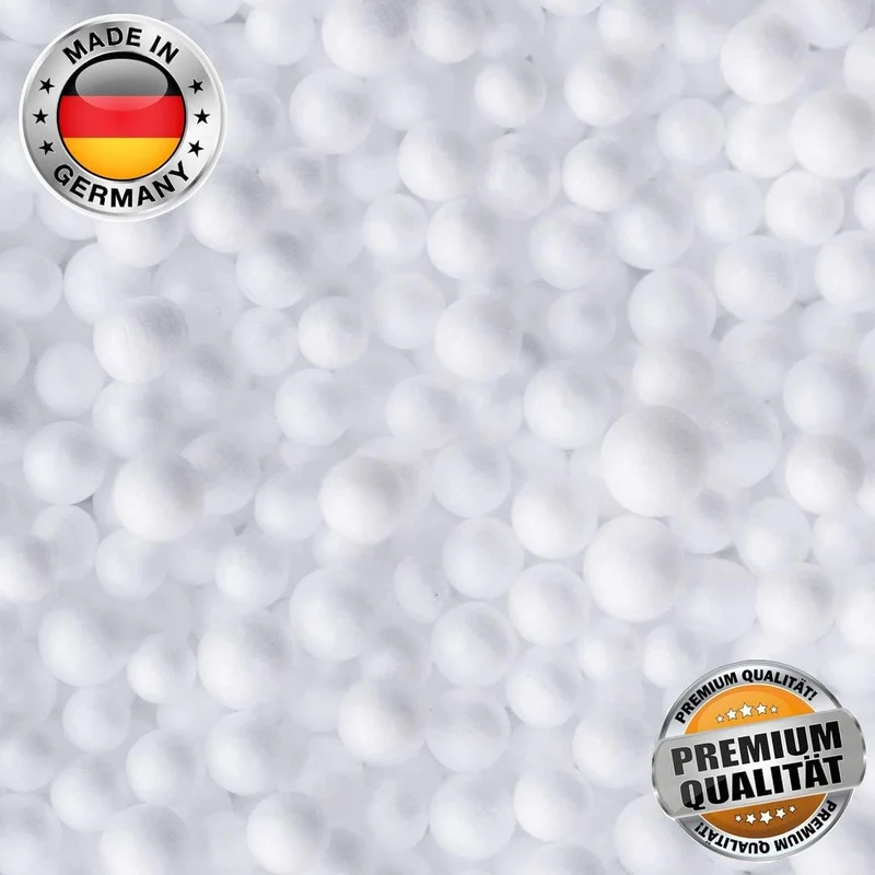 EPS Perlen 50 Liter – Premium Sitzsack Füllung Styropor-Kügelchen