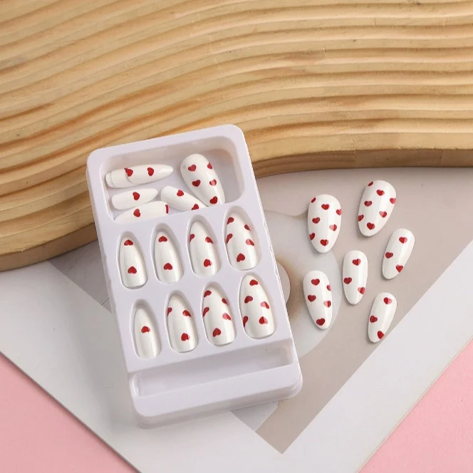 Heart-Embellished Nail Art Set Stornfield