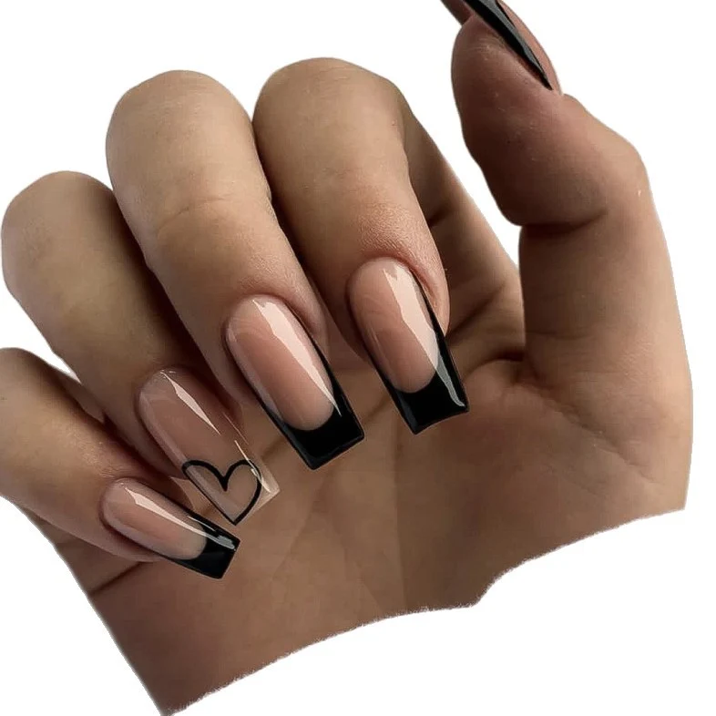 Heart-Design Acrylic Nail Art Set Stornfield