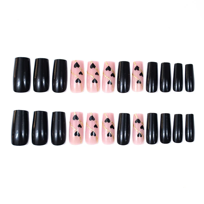 Heart-Decorated Nail Art Stornfield