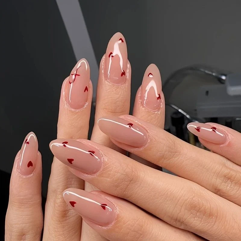 Heart-Attended Gel Nail Enhancements Stornfield