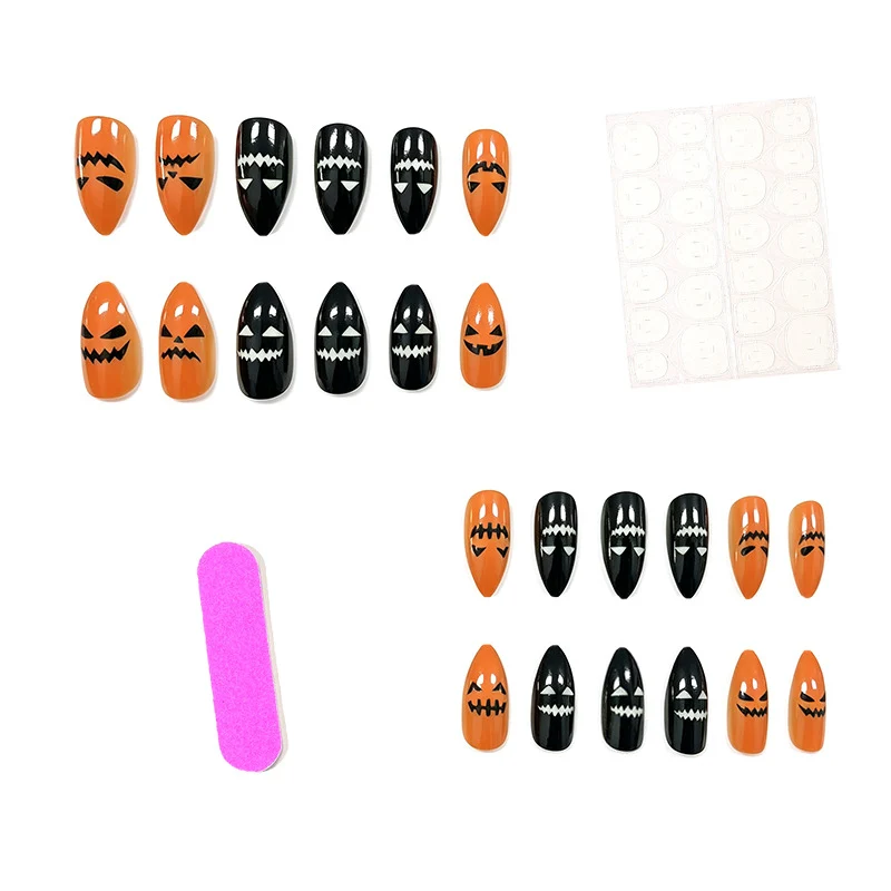 Halloween-Themed Stiletto Nail Art Stornfield