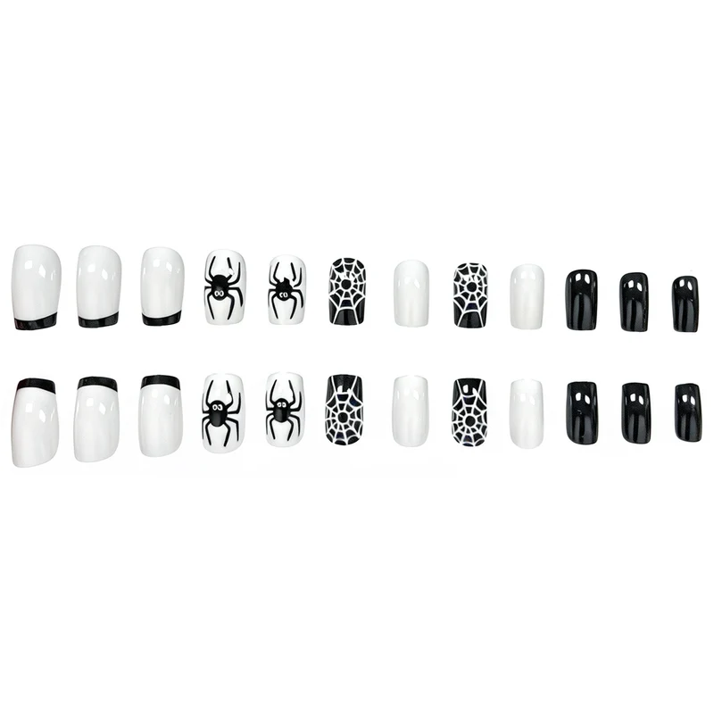 Halloween-Themed Spider Nail Art Set Stornfield