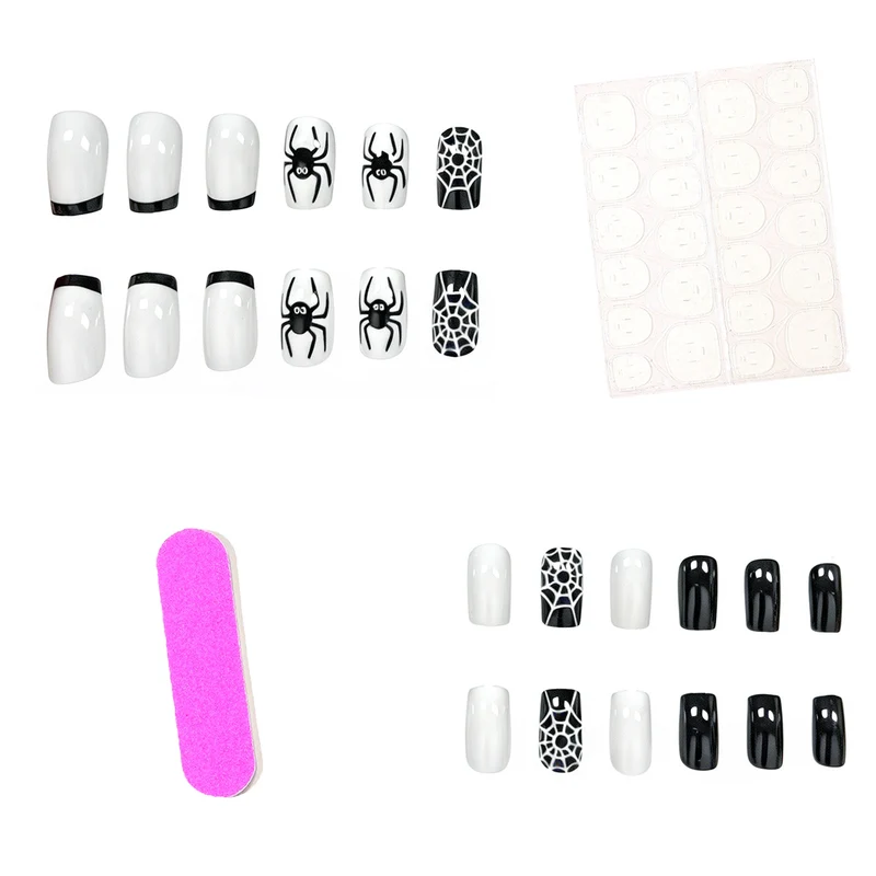 Halloween-Themed Spider Nail Art Set Stornfield
