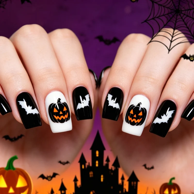 Halloween Themed Nail Art Set Stornfield