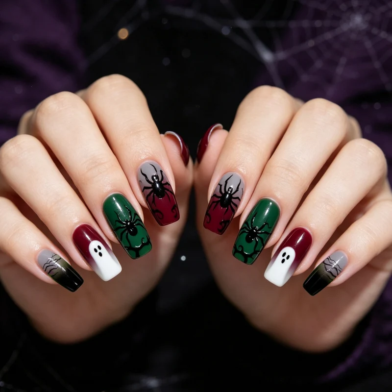 Halloween-Themed Nail Art Set Stornfield 1789915198