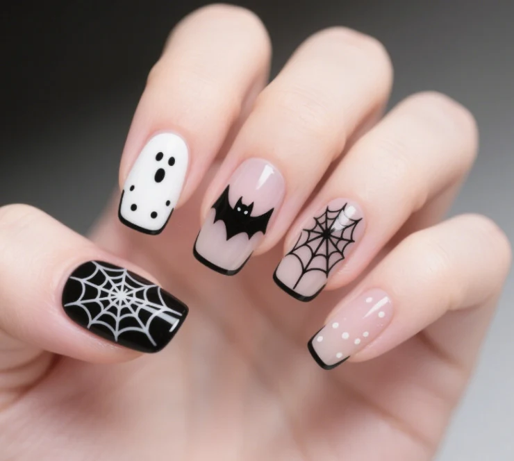 Halloween Themed Nail Art Extensions Stornfield