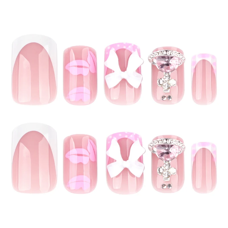 Artful Nail Art with Glitter and Flower Design Stornfield