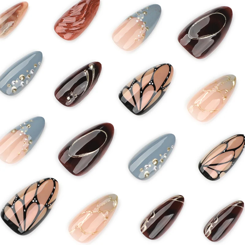 Artful Nail Art with Glitter and Accents Stornfield