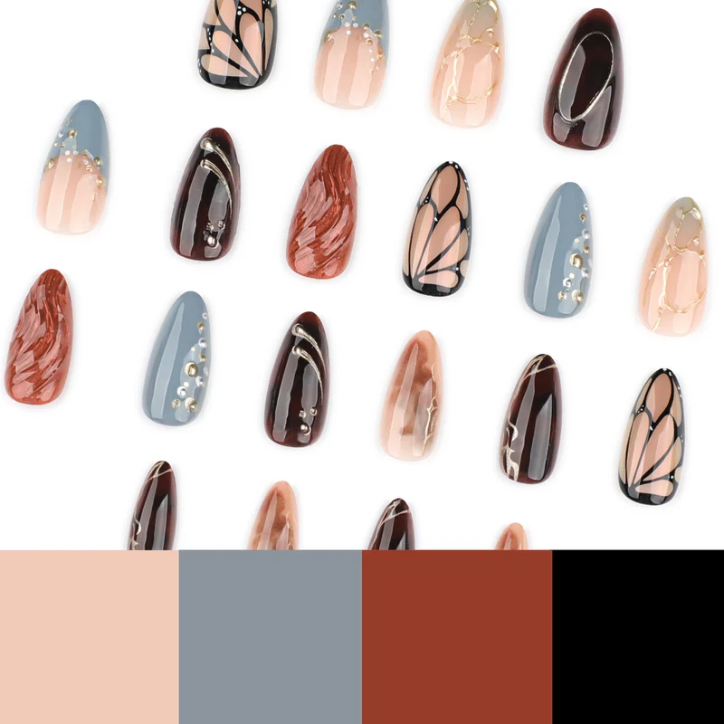 Artful Nail Art with Glitter and Accents Stornfield