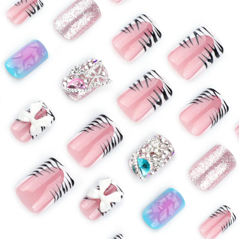 Artistic Nail Art with Glitter and 3D Details Stornfield