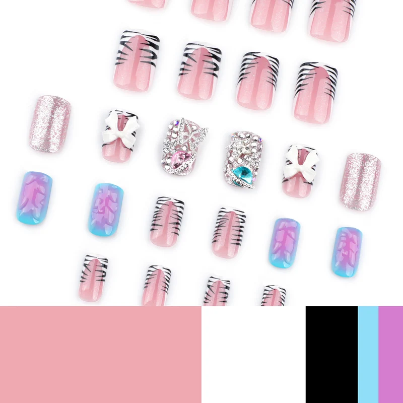 Artistic Nail Art with Glitter and 3D Details Stornfield