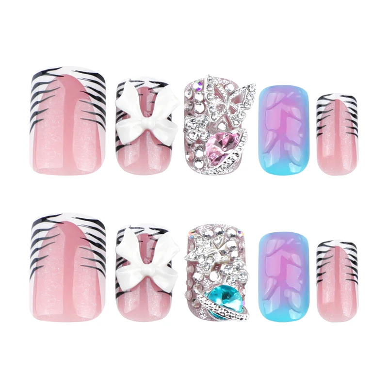 Artistic Nail Art with Glitter and 3D Details Stornfield