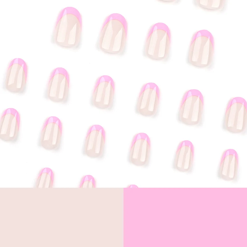 Artistic Nail Art with Gloss Finish and Elegant French Tip Stornfield