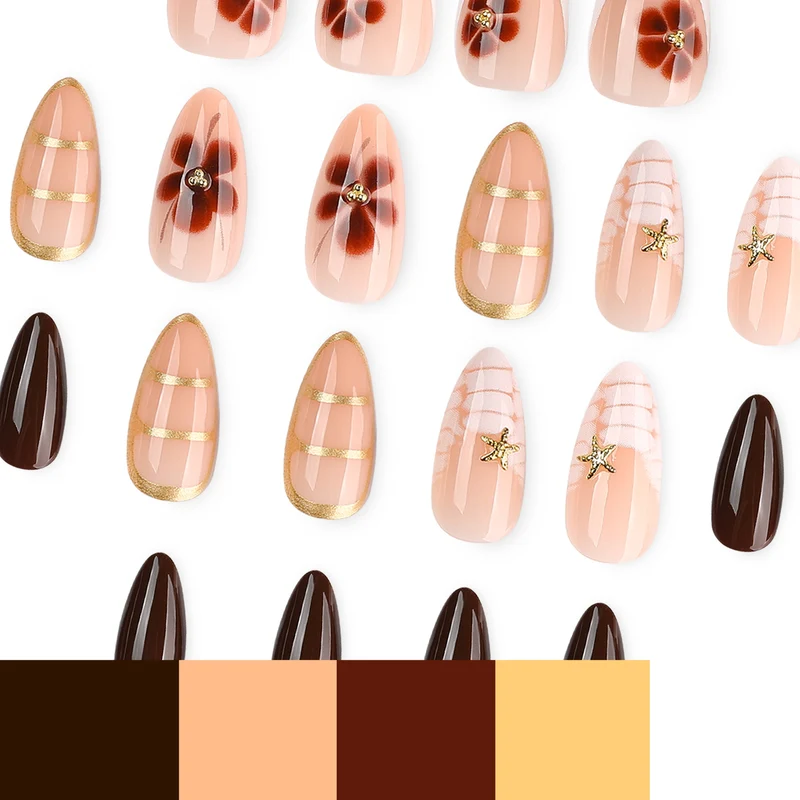 Artful nail art with glamorous accents and elegant embellishments Stornfield