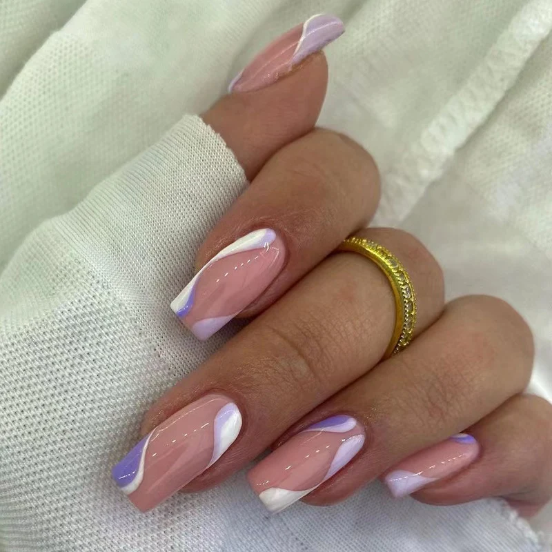 Artful Nail Art with Geometric Patterns Stornfield