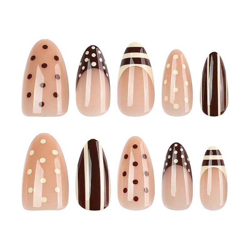 Artful nail art with geometric designs Stornfield