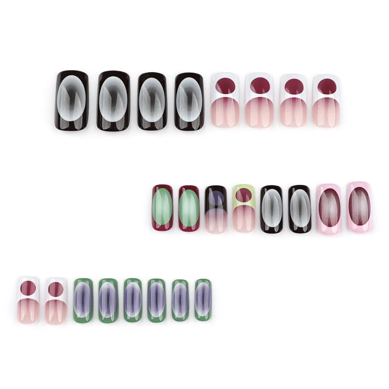 Artful Nail Art with Geometric Designs Stornfield