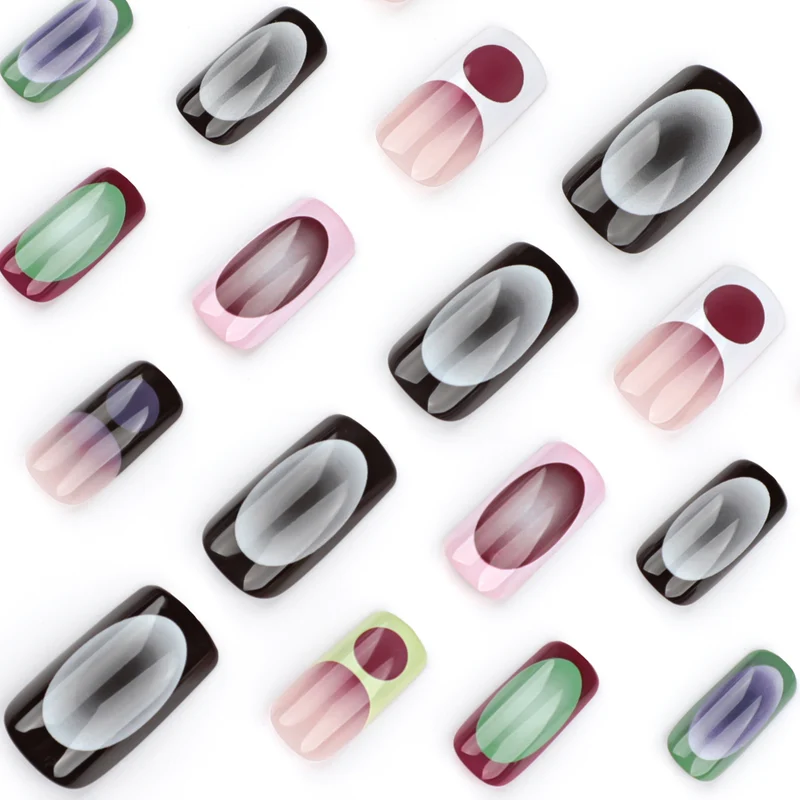 Artful Nail Art with Geometric Designs Stornfield