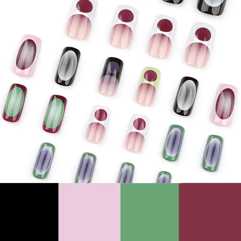 Artful Nail Art with Geometric Designs Stornfield