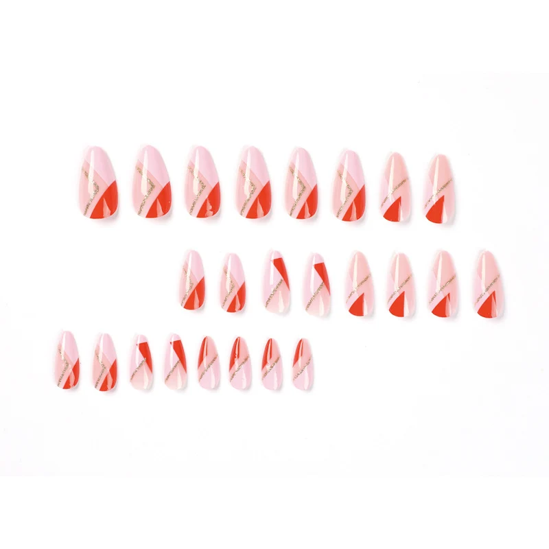 Artful nail art with geometric accents and metallic details Stornfield