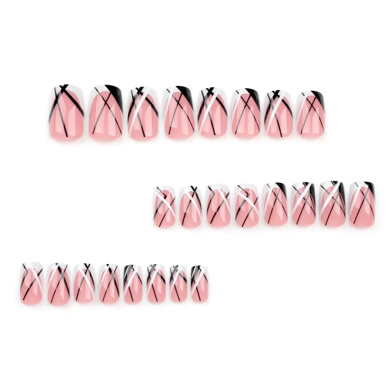 Artful Nail Art with Geometric Accents Stornfield