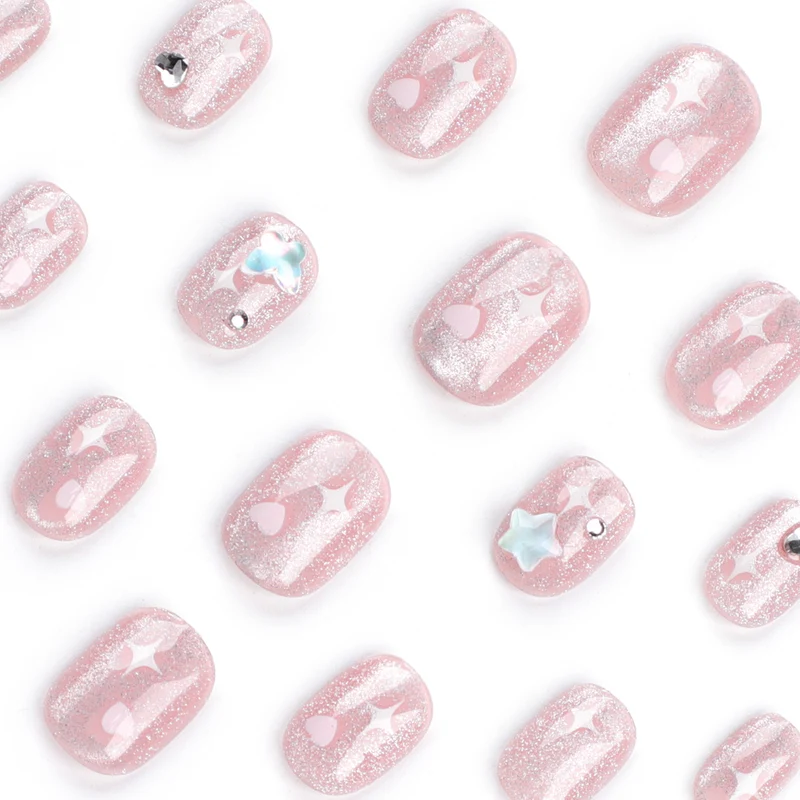 Artful Nail Art with Sparkling Accents Stornfield