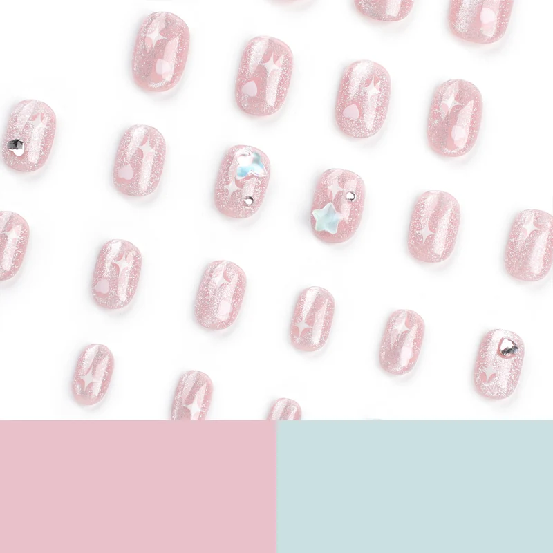 Artful Nail Art with Sparkling Accents Stornfield