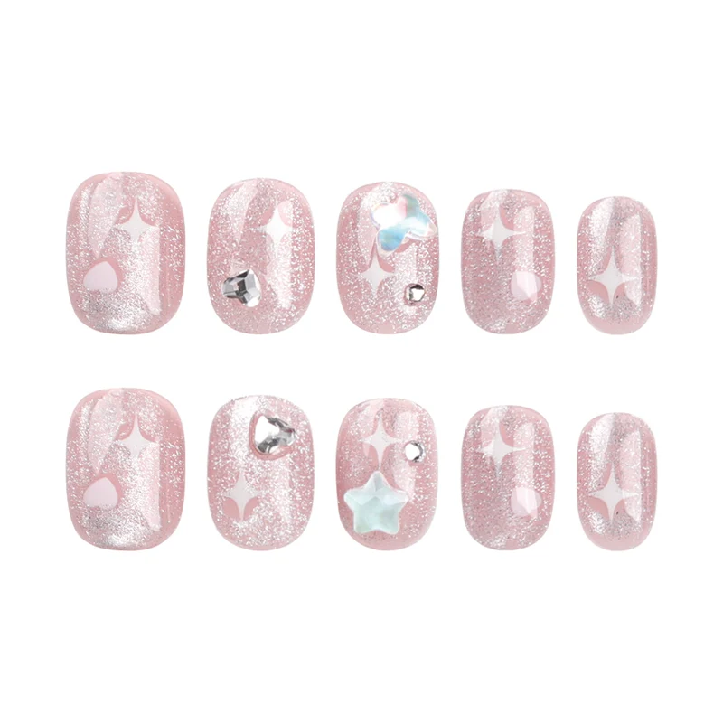 Artful Nail Art with Sparkling Accents Stornfield