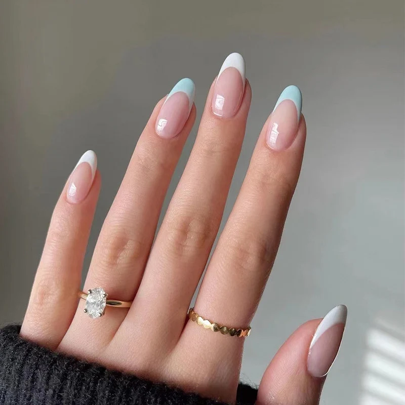 Artful nail art with French design Stornfield