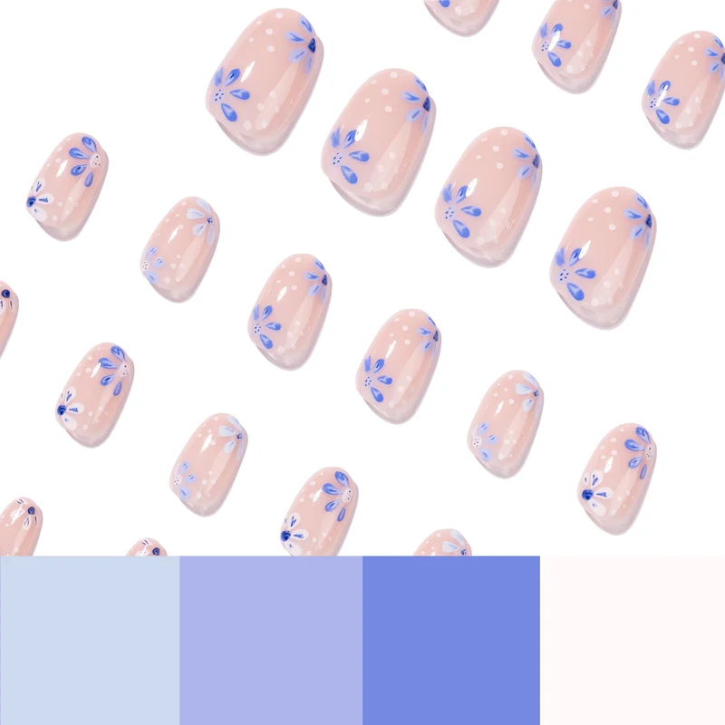Artful Nail Art with Floral Patterns Stornfield